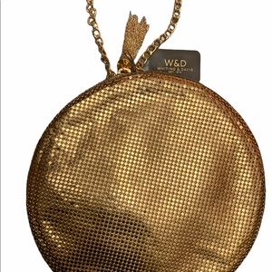 Whiting and Davis Canteen Mesh Crossbody Bag